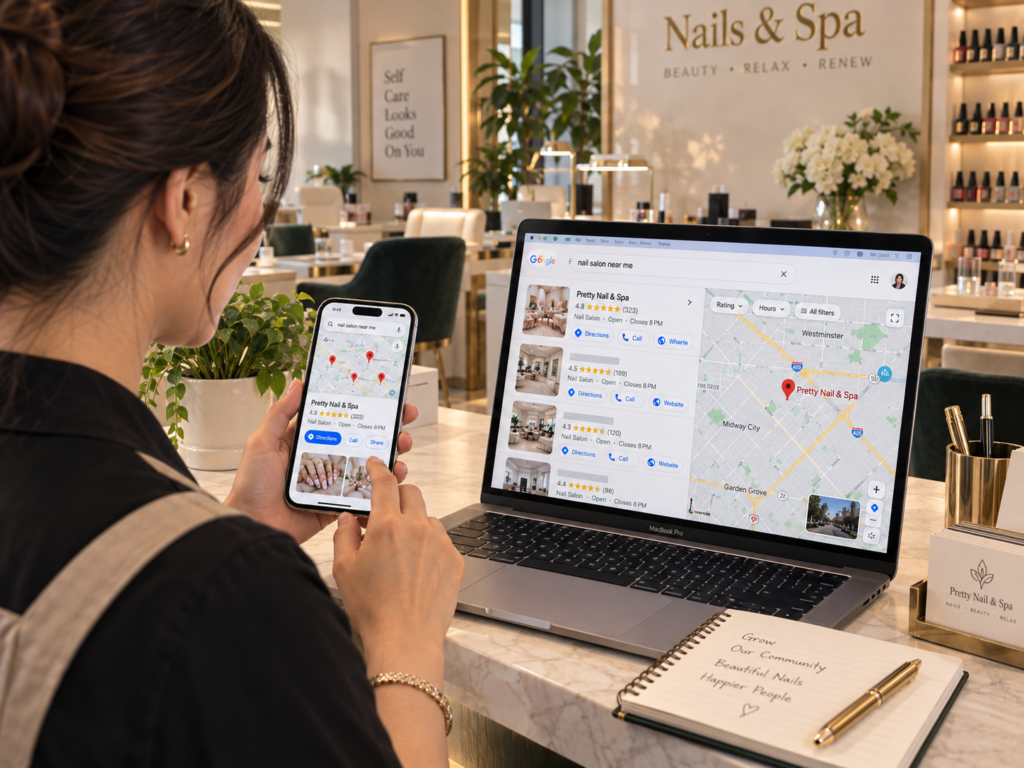 Nail Salon Marketing: 10 Chiến Lược Giúp Tiệm Nail Thu Hút Khách Hàng Và Tăng Lịch Hẹn Tại Mỹ 2 local SEO services