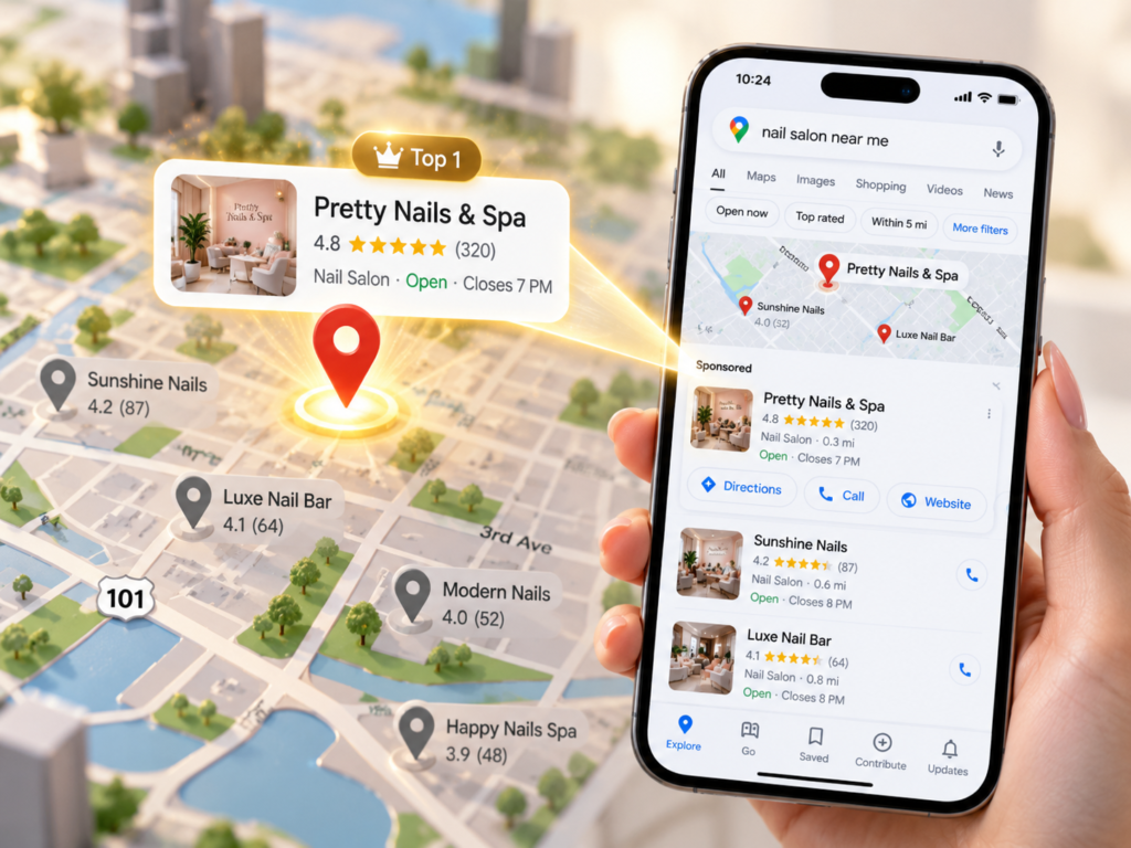 Local SEO Cho Tiệm Nail Tại Mỹ 2026: Hướng Dẫn Từ A–Z 2 local SEO services