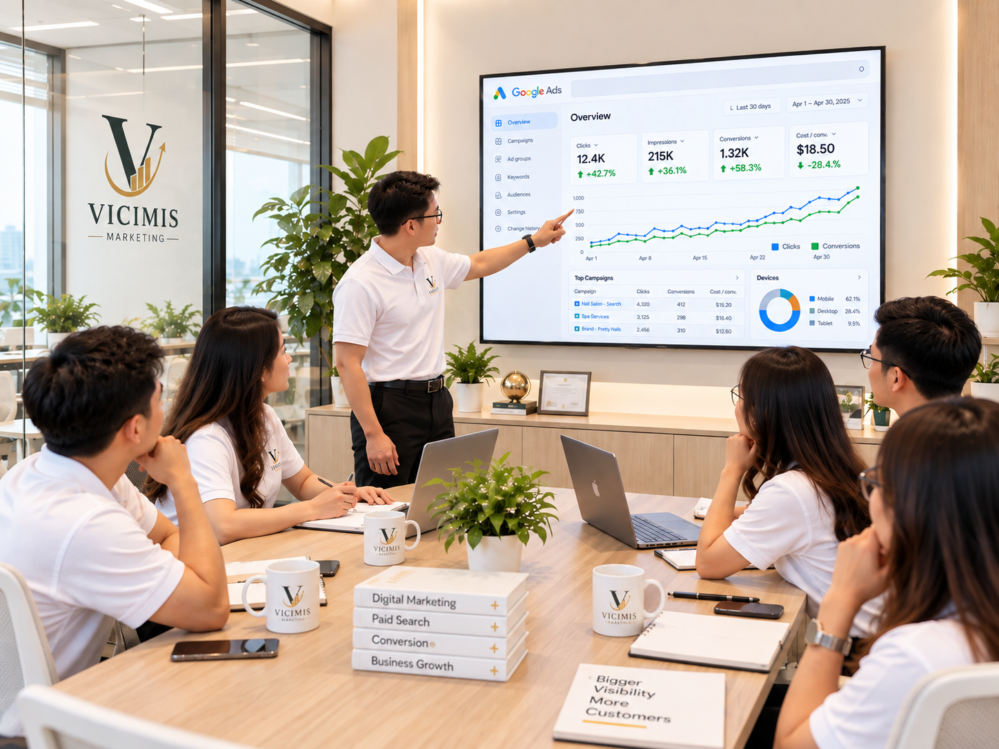 VICIMIS Marketing Team Meeting